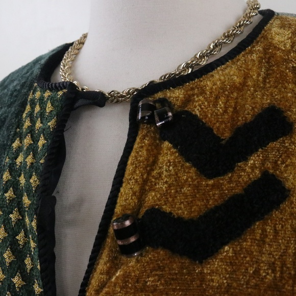 Velvet Green Pattern PS Blazer - Picture 6 of 8
